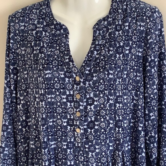 Westport Multicolor Blouse Sz. 1X - Picture 4 of 10